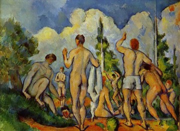  1894 Art - Baigneurs 1894 Paul Cézanne